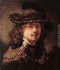 Govert Teunisz Flinck Portrait of Rembrandt painting